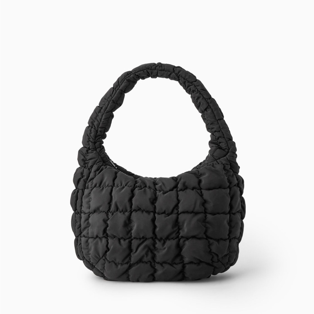 COS mini quilted bag in Black